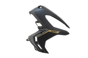 Ποδιά Εξωτερική Δεξιά Φανού Ματ Μαύρη/MB1 OEM  XDV125EVO