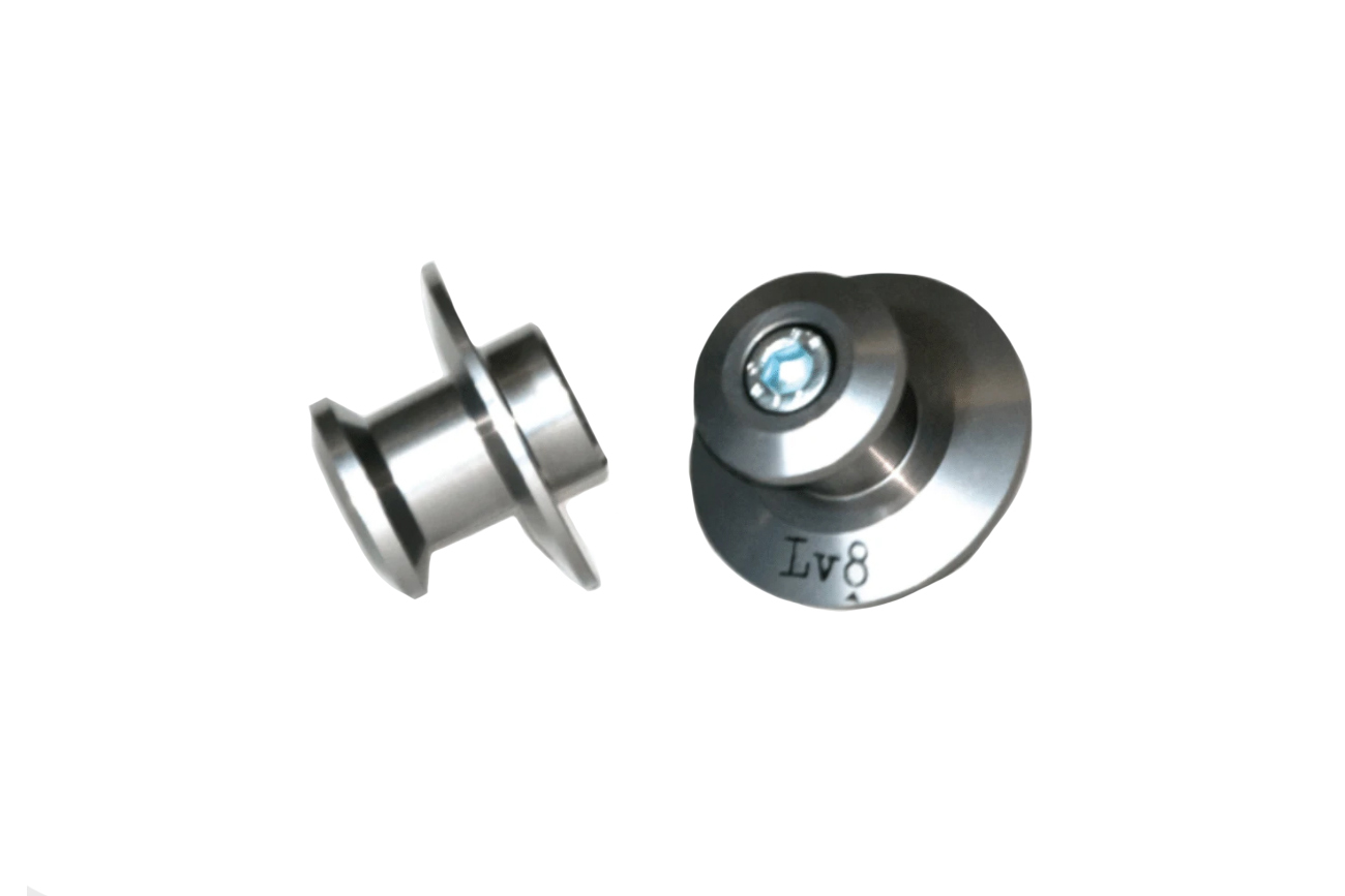 Βάση Ψαλιδιού LV8 E201/08125A M8X1.25 Ασημί SUZUKI,HONDA,DUCATI