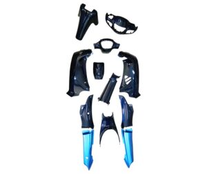 Κουστούμια 2χρωμα Μπλε/Σιέλ/12τμχ KRISSII DISK