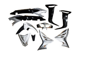 Κουστούμια 2χρωμα Ασημί/Μαύρο (10τμχ) MODENAS/GT135