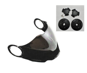 Ζελατίνα STR TRON  CLEAR Σετ με Κουμπώματα Ανοιχτά Κράνη