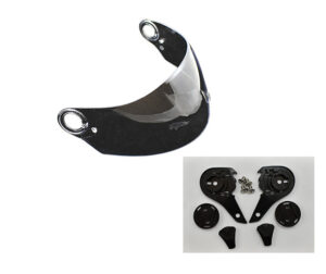 Ζελατίνα STR STELLAR CLEAR Σετ με Κουμπώματα  (Κλειστά Κράνη)