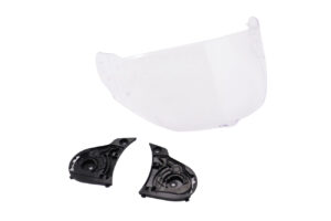 Ζελατίνα STR R1 ICON CLEAR Σετ με Κουμπώματα  (Κλειστά Κράνη)