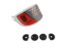 Ζελατίνα STR Σετ με Κουμπ.για HERITAGE CLEAR Κλειστά Κράνη