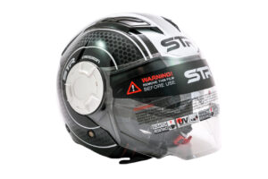 STR Κράνος Ανοιχτό TRON  2πλη Ζελατίνα