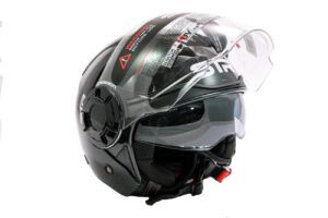 STR Κράνος Ανοιχτό TRON  Μονόχρωμο  2πλη Ζελατίνα