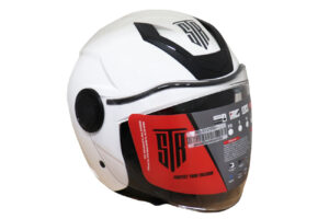 STR Κράνος Ανοιχτό STRIKE 2πλη Ζελατίνα Μονόχρωμο