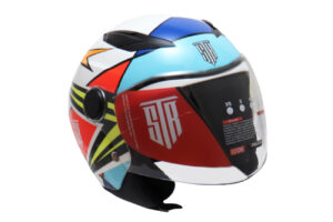 STR Κράνος Παιδικό Ανοιχτό RAINBOW με Γραφικά