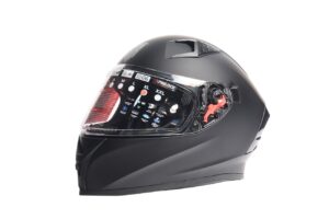 STR Κράνος Κλειστό GT-1 Μονόχρωμο PINLOCK READY  2πλη Ζελατίνα