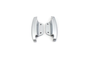 Χειρολαβές Σέλας Σετ (Αρ/Δξ)  Ασημί ECOOTER/E1S 3000WATT