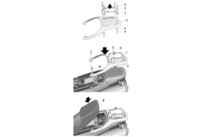 Αξεσουάρ SHAD S0VS12ST TUBULAR KIT SUZUKI V-STROM 650 '04-10/1000 '02-13/KAWASAKI KLV 1000 '05-07