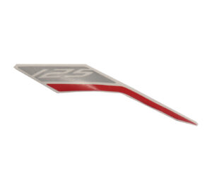 Αυτοκόλλητο OEM '125' Δεξί Καπάκι για Λευκό Μοτό RKF125I