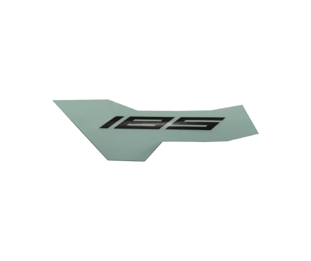 Αυτοκόλλητο Αριστ."185 LOGO" για Λευκό Μοτό BENELLI/RCX185I