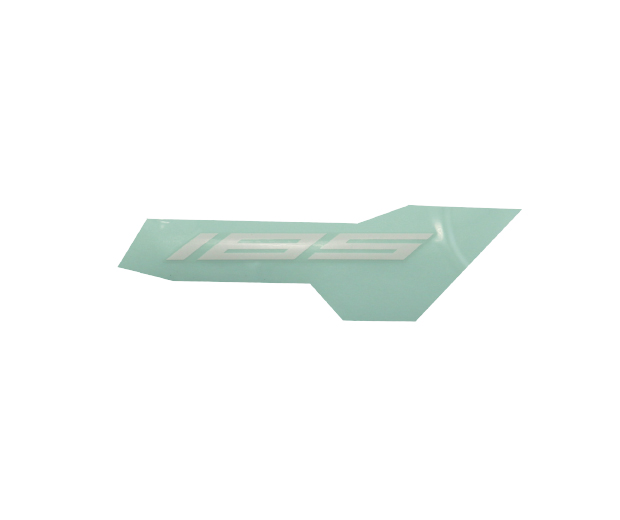 Αυτοκόλλητο Δεξιά "185 LOGO" για Γκρι Μοτό BENELLI/RCX185I