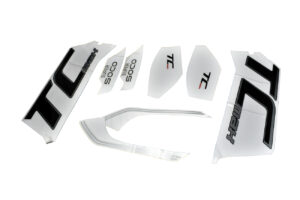 Αυτοκόλλητα και LOGO  SUPER SOCO (Σετ/8τμχ) TC-MAX 3500WATT