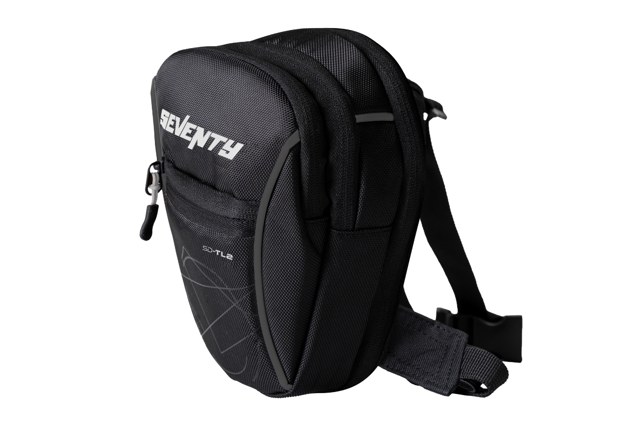 Τσάντα Ποδιού SEVENTY SD-TL2 Μαύρη - Λευκή - Image 2