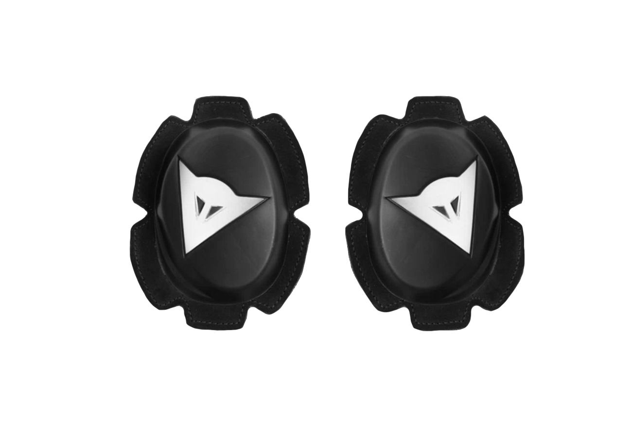 Προστατευτικά Επιγονατίδας/Ξύστρες DAINESE PISTA KNEE SLIDER HIGH DURABILITY Μαύρο/Λευκό