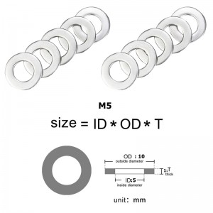 ΡΟΔΕΛΕΣ ΒΙΔΑΣ M5x10x1mm ΔΙΑΦΑΝΕΣ (10τεμ) ΣΕΤ ΚΙΝΑΣ - Image 2