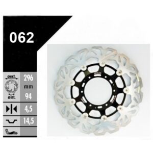 ΔΙΣΚΟΠΛΑΚΑ FR CBR600F 11-/HORNET600 07- ARTRAX