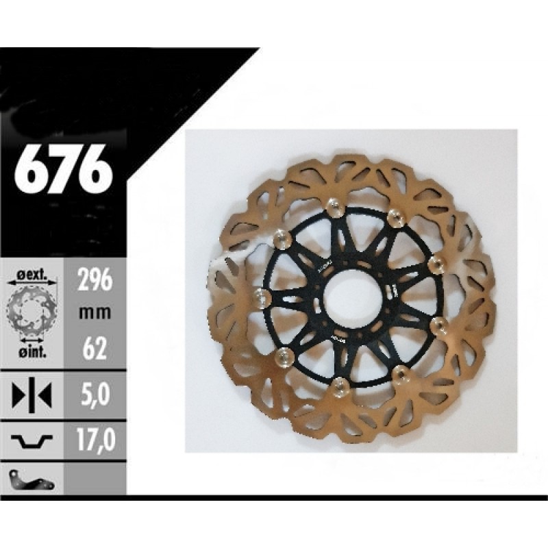 ΔΙΣΚΟΠΛΑΚΑ FR CBR600F/XLV1000 99-ARTRAX