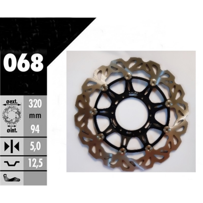ΔΙΣΚΟΠΛΑΚΑ FR CBR1000R 06-07 ARTRAX