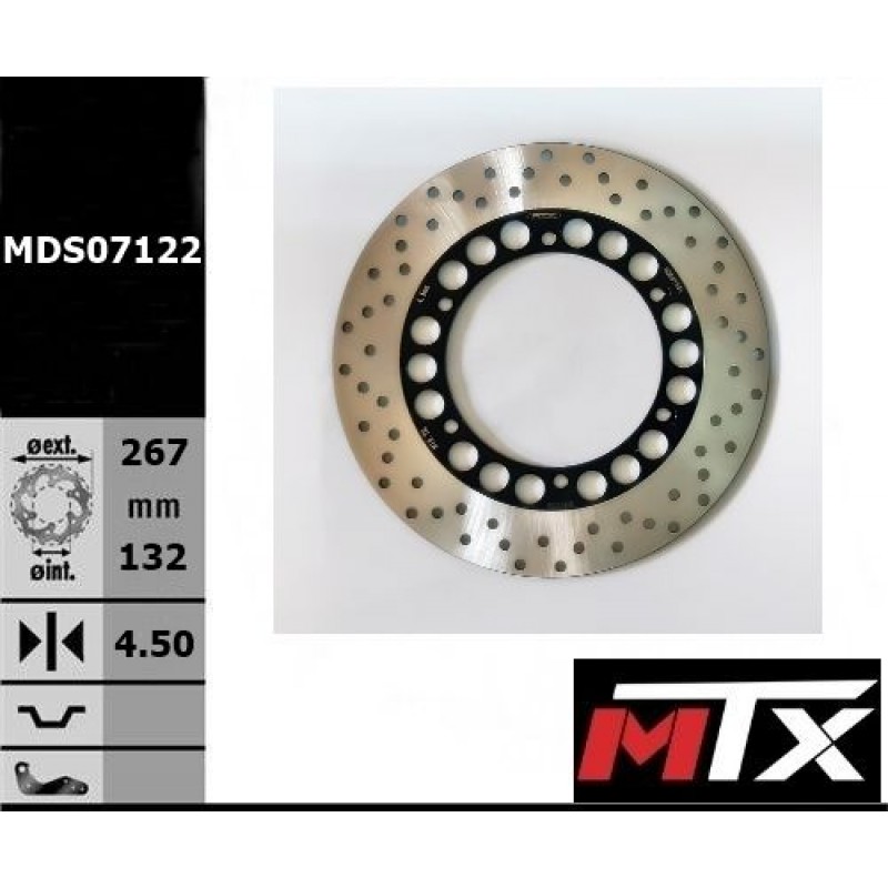 ΔΙΣΚΟΠΛΑΚΑ RR T-MAX500/ABS 01>12 MTX