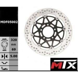 ΔΙΣΚΟΠΛΑΚΑ FR GSXR1300 99-07 MTX
