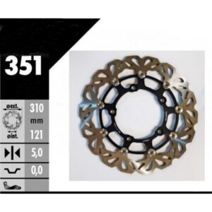 ΔΙΣΚΟΠΛΑΚΑ FR DL650 07/GSXR1300 08 ARTRAX