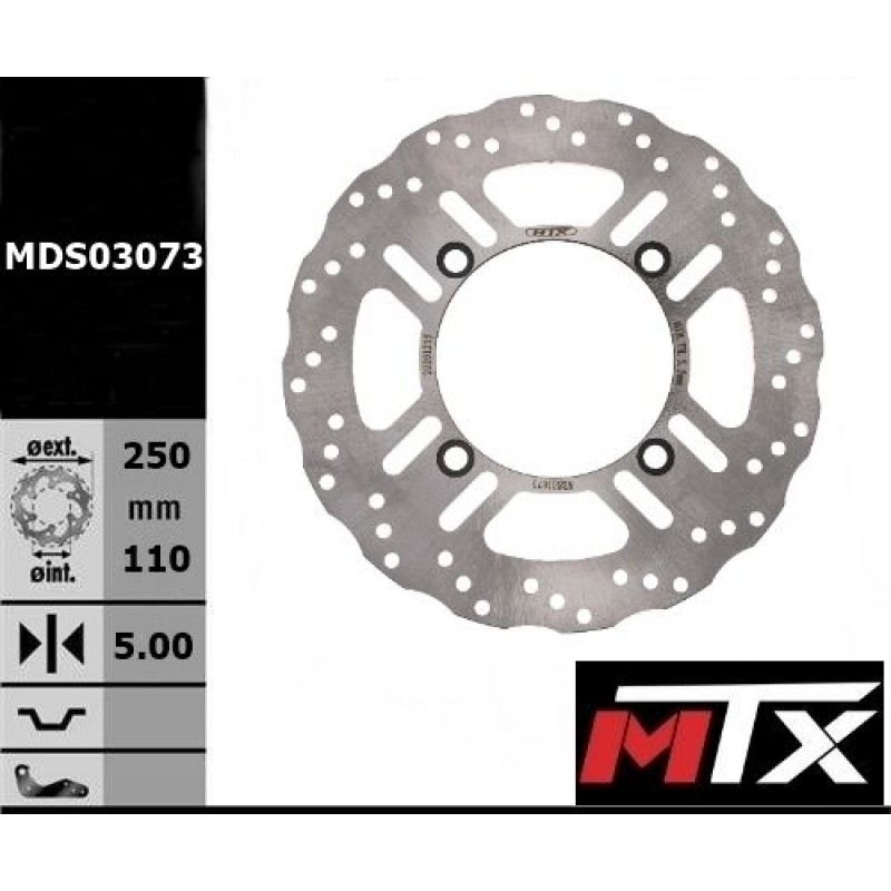 ΔΙΣΚΟΠΛΑΚΑ RR Z750/1000 07-11/ZZR1400 12-16 MTX