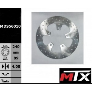 ΔΙΣΚΟΠΛΑΚΑ RR KYMCO AGILITY125/150 R16 MTX - Image 2
