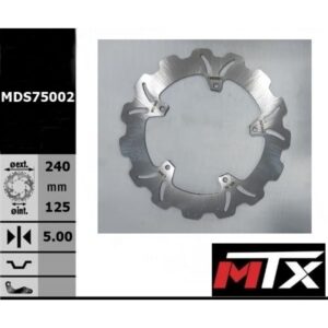 ΔΙΣΚΟΠΛΑΚΑ FR & RR BEVERLY/X-EVO/X8/X9 ΜΑΡΓ. MTX