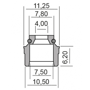 ΤΣΙΜΟΥΧΕΣ ΒΑΛΒΙΔΩΝ BEVERLY/LIBERTY125 RMS