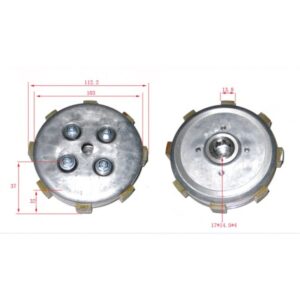 ΔΙΣΚΟΙ ΣΥΜΠΛΕΚΤΗ & ΑΦΑΛΟΣ CRYPTON-105/115 W-STD