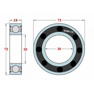 ΡΟΥΛΕΜΑΝ 6306 C3 (30x72x19) JAP