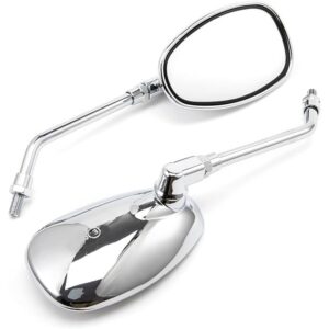 ΚΑΘΡΕΦΤΕΣ YAMAHA VIRAGO ΟΒΑΛ ΧΡΩΜΙΟ 10mm ΚΙΝΑΣ