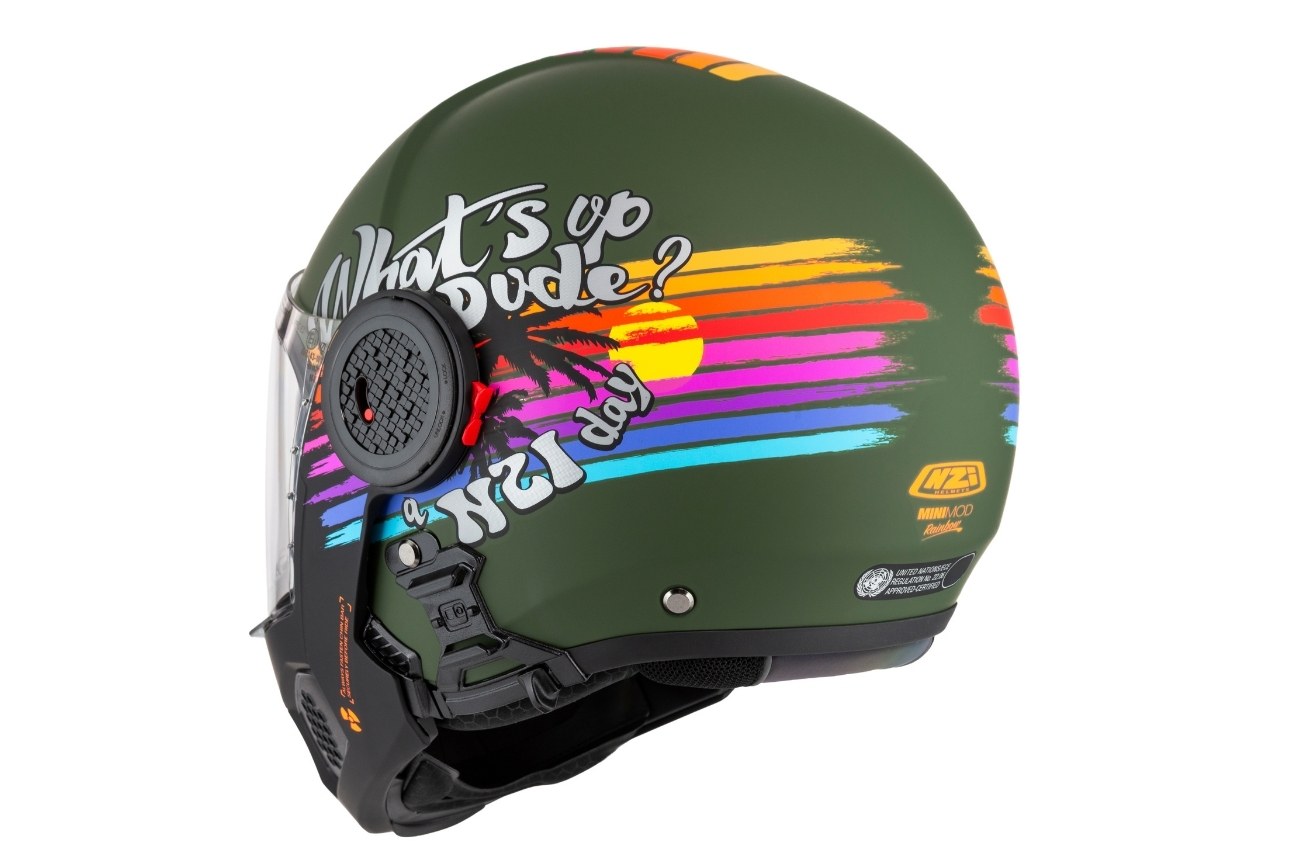 Κράνος Σπαστό NZI MINIMOD DUO RAINBOW - Image 3
