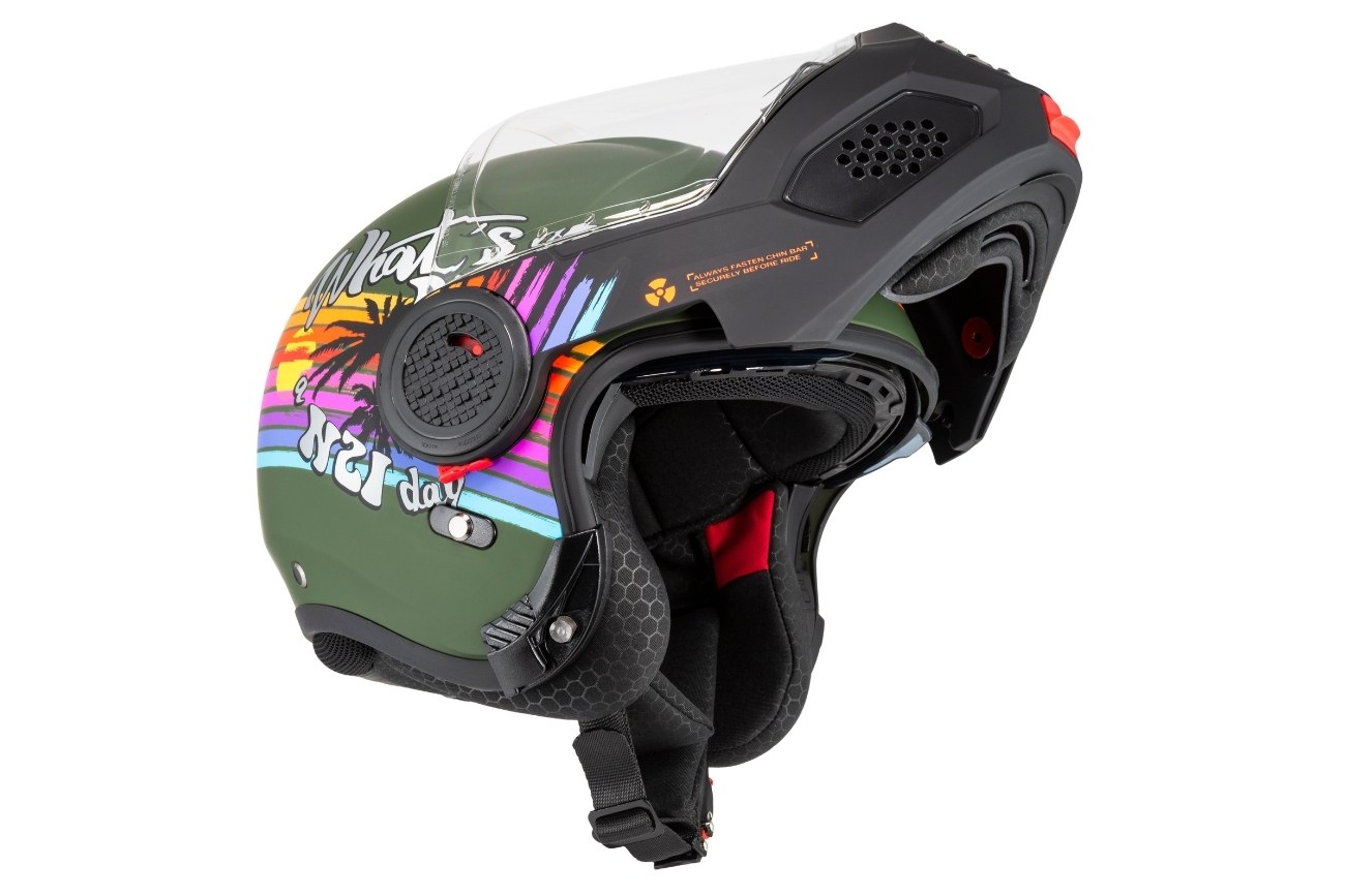 Κράνος Σπαστό NZI MINIMOD DUO RAINBOW - Image 7