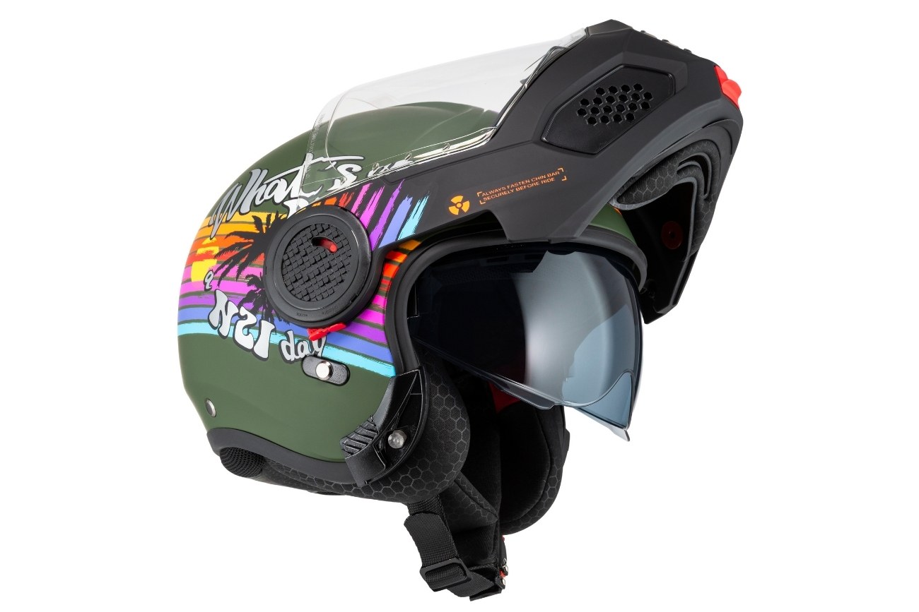 Κράνος Σπαστό NZI MINIMOD DUO RAINBOW - Image 8