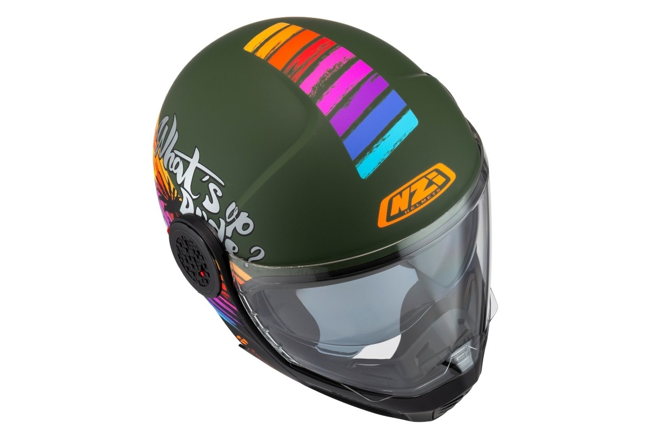 Κράνος Σπαστό NZI MINIMOD DUO RAINBOW - Image 2