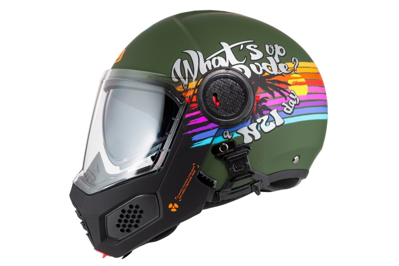 Κράνος Σπαστό NZI MINIMOD DUO RAINBOW