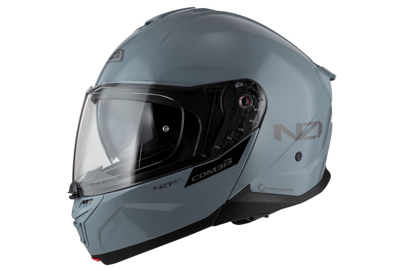 Κράνος Σπαστό NZI COMBI 3 DUO NOUVEAU Μονόχρωμο - Image 3