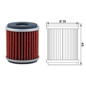 ΦΙΛΤΡΟ ΛΑΔΙΟΥ HF141 CRYPTON-X/YZF/WR NAGANO