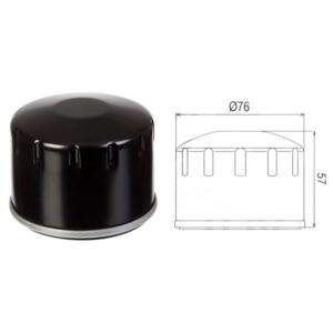 ΦΙΛΤΡΟ ΛΑΔΙΟΥ HF184/565 PIAGGIO/GIL.NAGANO