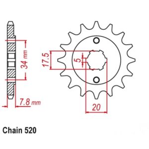 ΓΡΑΝΑΖΙ HONDA XR/CRF250 Τ13 ΙΤΑΛ.