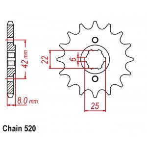 ΓΡΑΝΑΖΙ HONDA XR400R/CRM250 Τ13 ΙΤΑΛ.