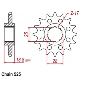ΓΡΑΝΑΖΙ BMW F650 GS 08 Τ17 ΙΤΑΛ.