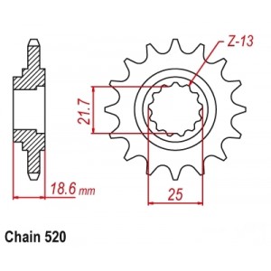 ΓΡΑΝΑΖΙ KAWASAKI Ζ750 05 Τ15 ΙΤΑΛ.