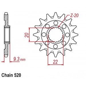 ΓΡΑΝΑΖΙ KAWASAKI KX250F 06 T13 ΙΤΑΛ.