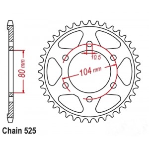 ΓΡΑΝΑΖΙ KAWASAKI ΖΧ-10R 04-05 Τ39 ΙΤΑΛ.