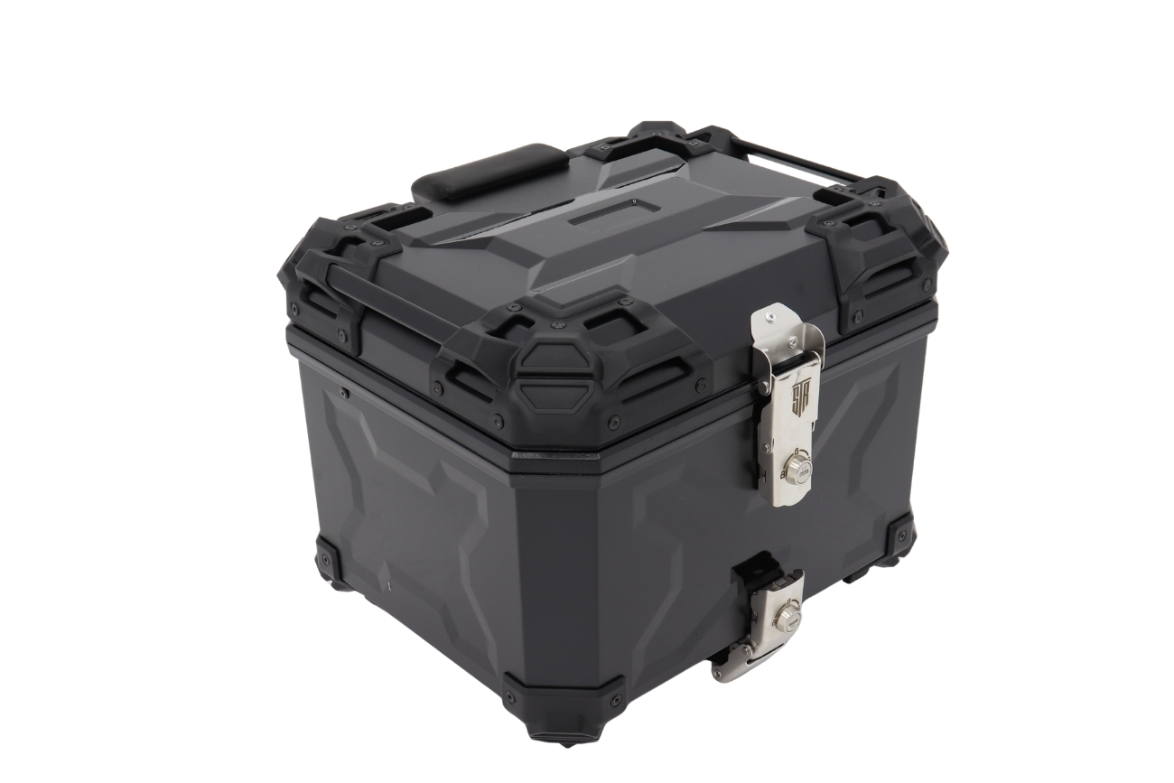 Βαλιτσάκι STR/T380 45L 2πλη Κλειδ.(PC) Τετραγ.Μαύρο με Επενδ.και Μαξιλάρι Πλάτης